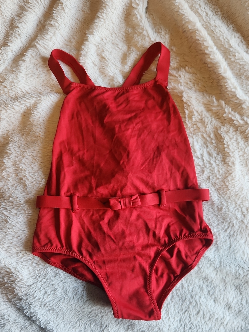 Jacadi Paris Red One-Piece Swimsuit
